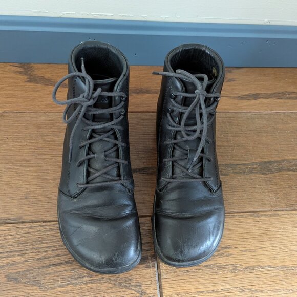 Vivo Barefoot Black Lace Up Boots - Picture 2 of 6